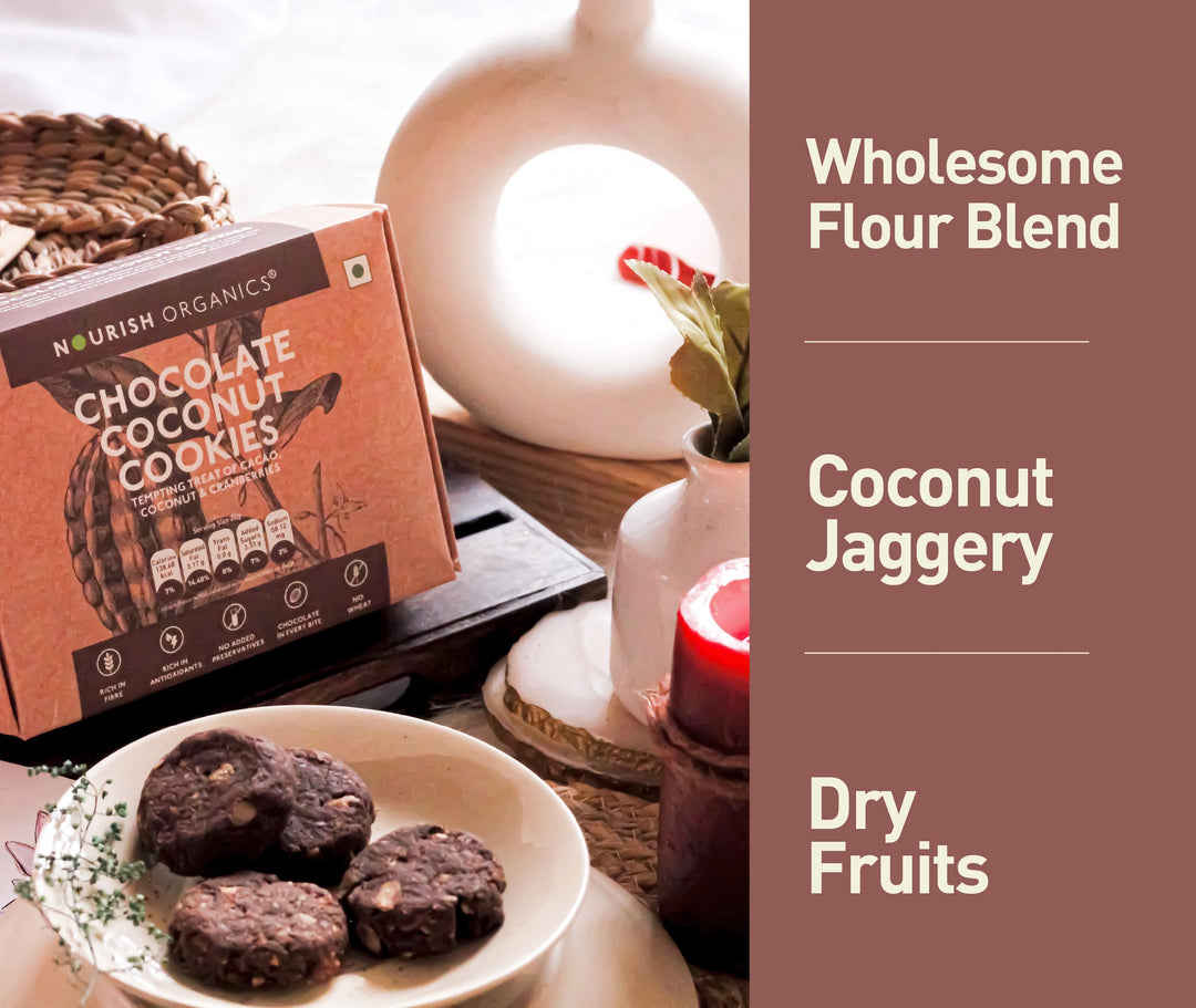 NOURISH ORGANICS Chocolate Coconut Cookies