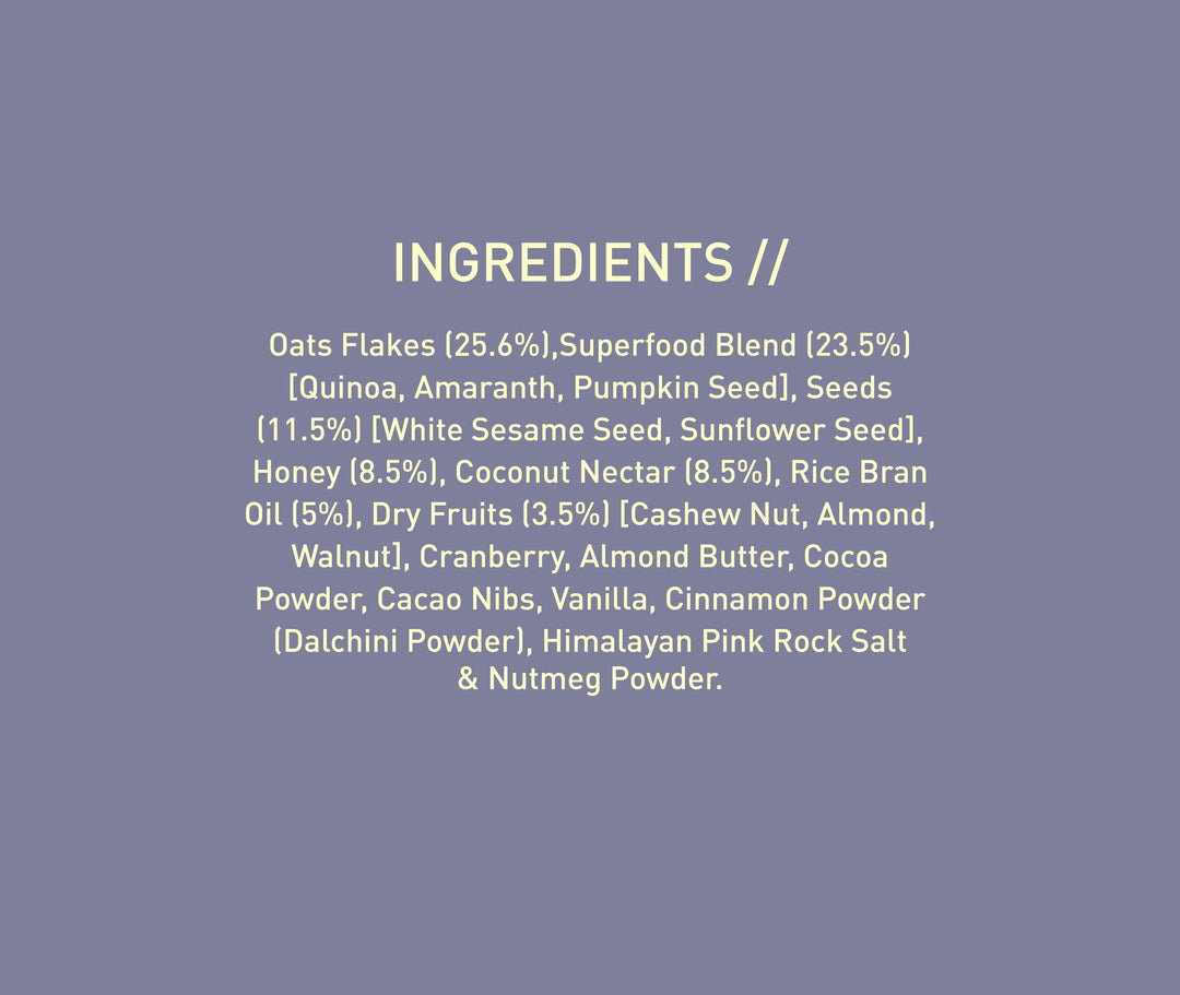 NOURISH ORGANICS Cocoa Crunch Granola