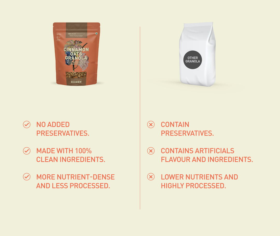 NOURISH ORGANICS Cinnamon Oats Granola