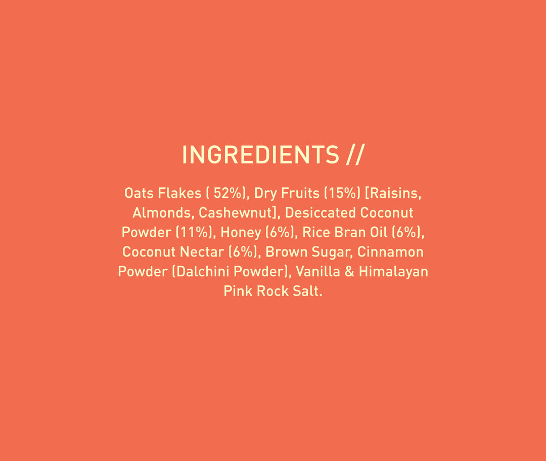 NOURISH ORGANICS Cinnamon Oats Granola