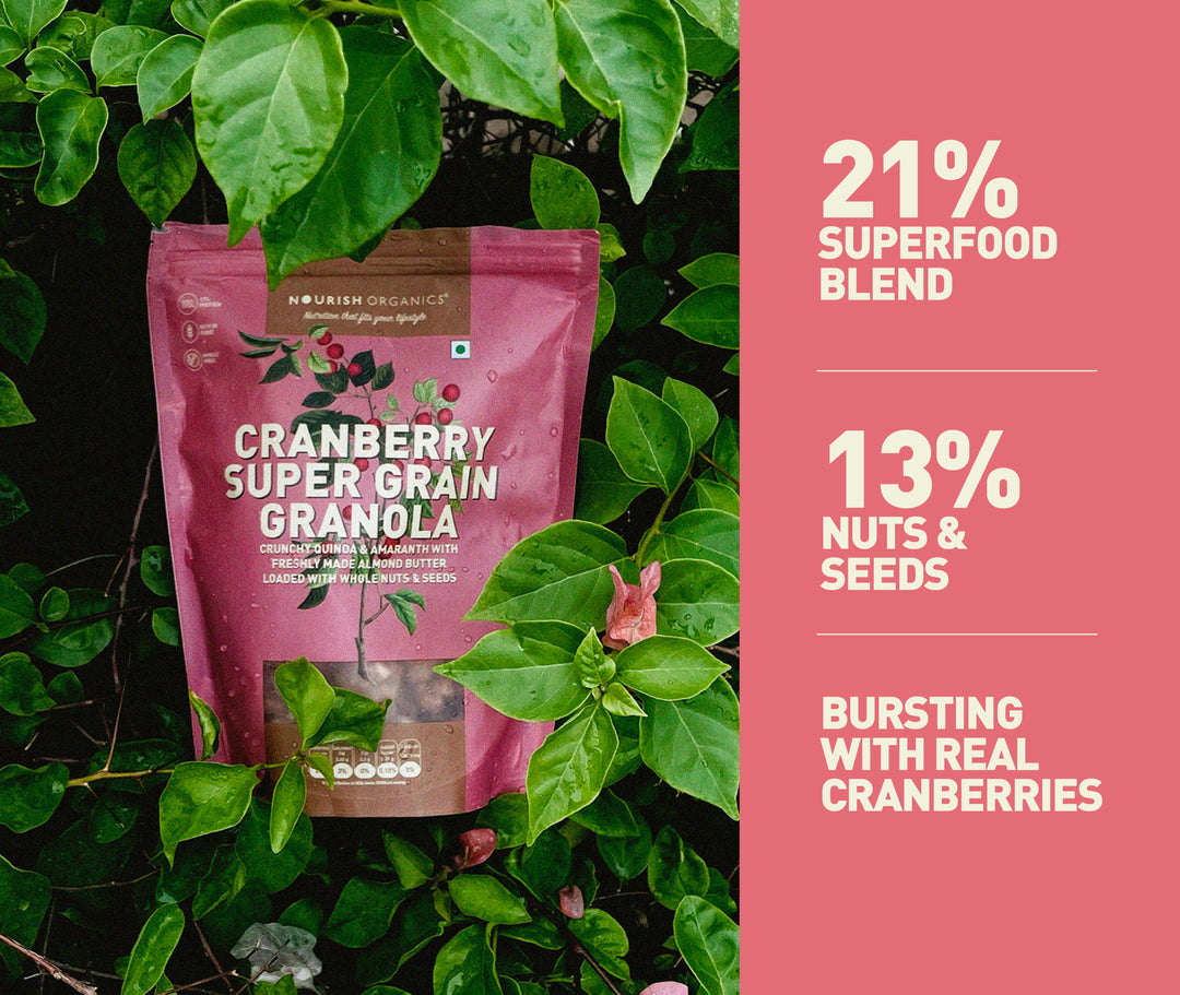 NOURISH ORGANICS Cranberry Supergrain Granola