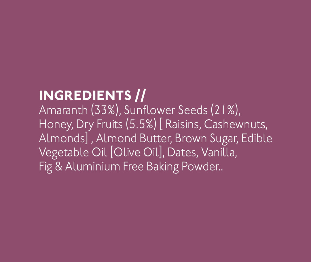 NOURISH ORGANICS Fig Amaranth Cookies