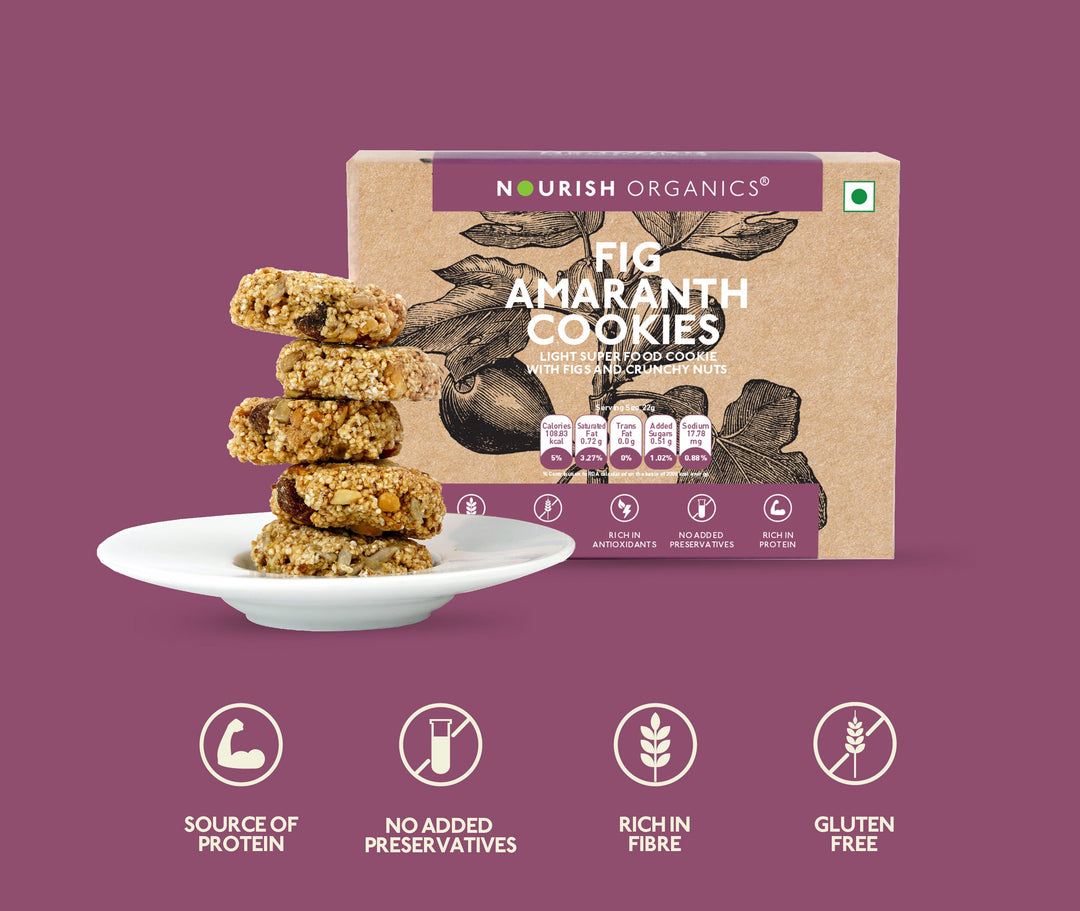 NOURISH ORGANICS Fig Amaranth Cookies