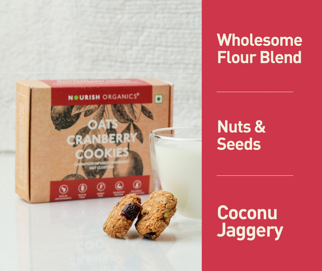 NOURISH ORGANICS Oats Cranberry Cookies