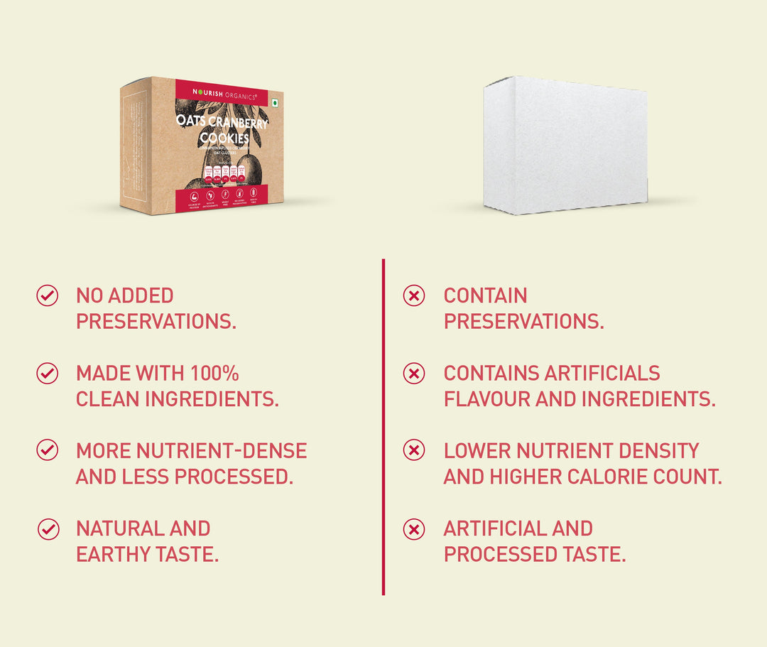 NOURISH ORGANICS Oats Cranberry Cookies