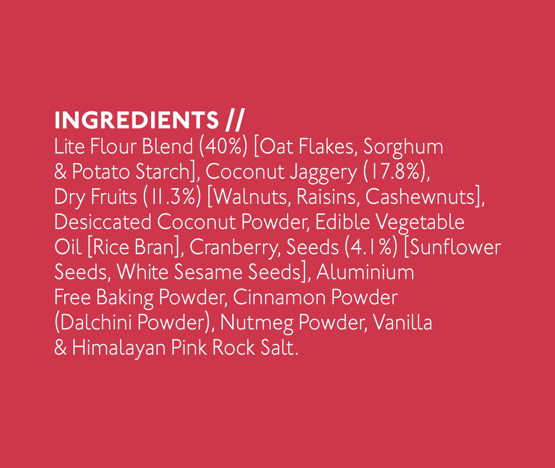 NOURISH ORGANICS Oats Cranberry Cookies