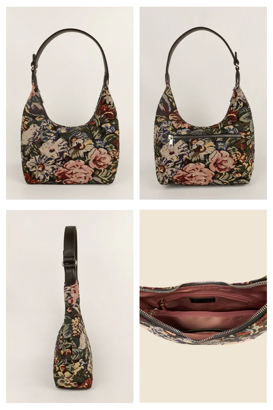 Katie Medium Handloom Shoulder Bag