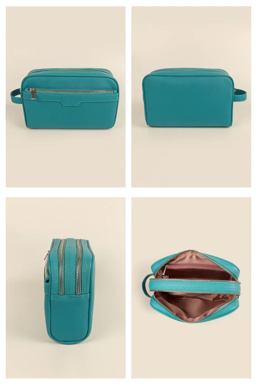 The House of Ganges - The Vegan Leather Travel Toiletry Pouch