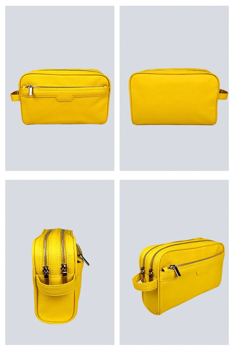 The House of Ganges - The Vegan Leather Travel Toiletry Pouch