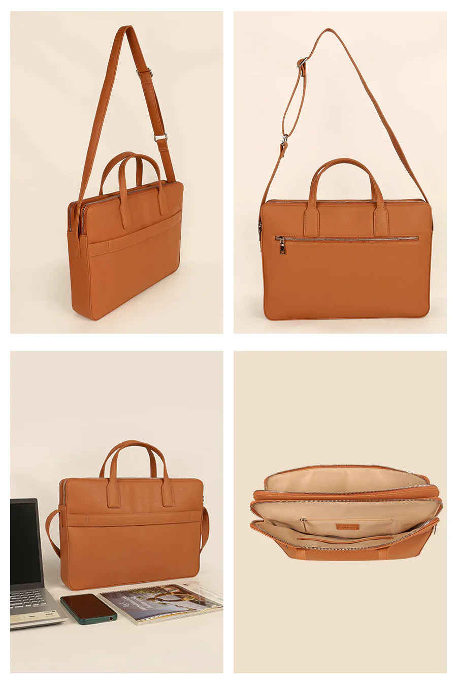 The House of Ganges - Dual Zip 15 Inch Laptop Bag