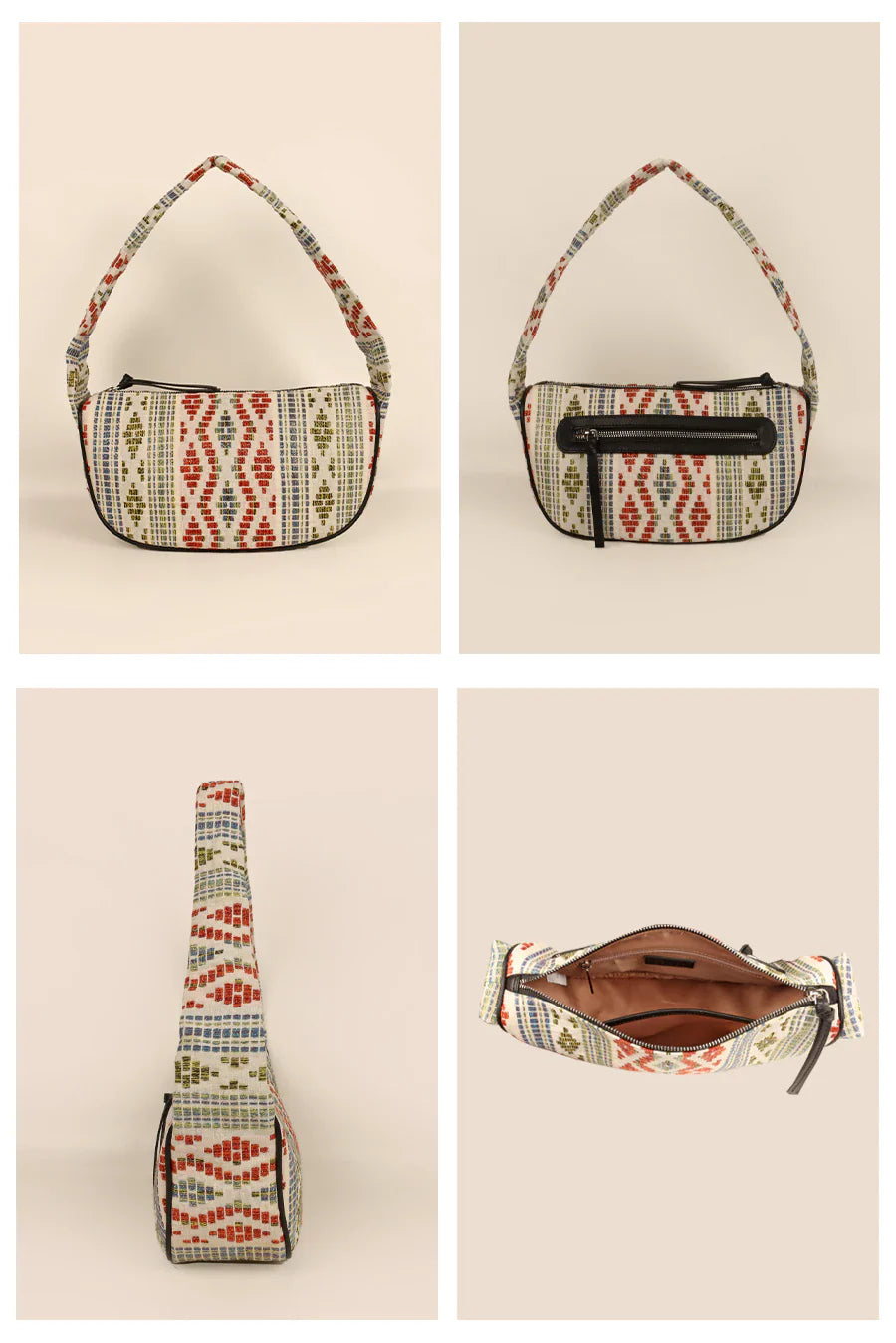 The House Of Ganges Cushy Handloom Shoulder Bag