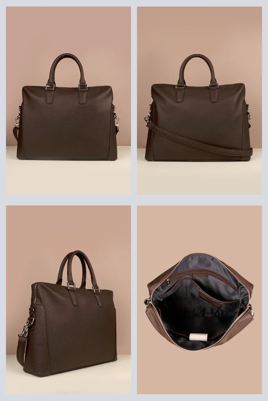 Will 15 Inch Vegan Leather Laptop Bag for Men