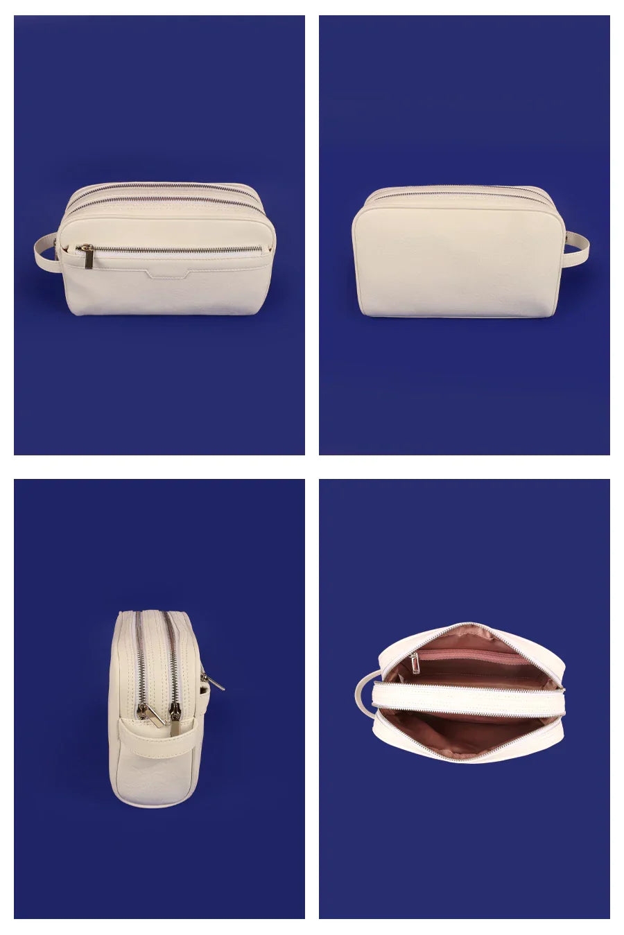 The House of Ganges - The Vegan Leather Travel Toiletry Pouch