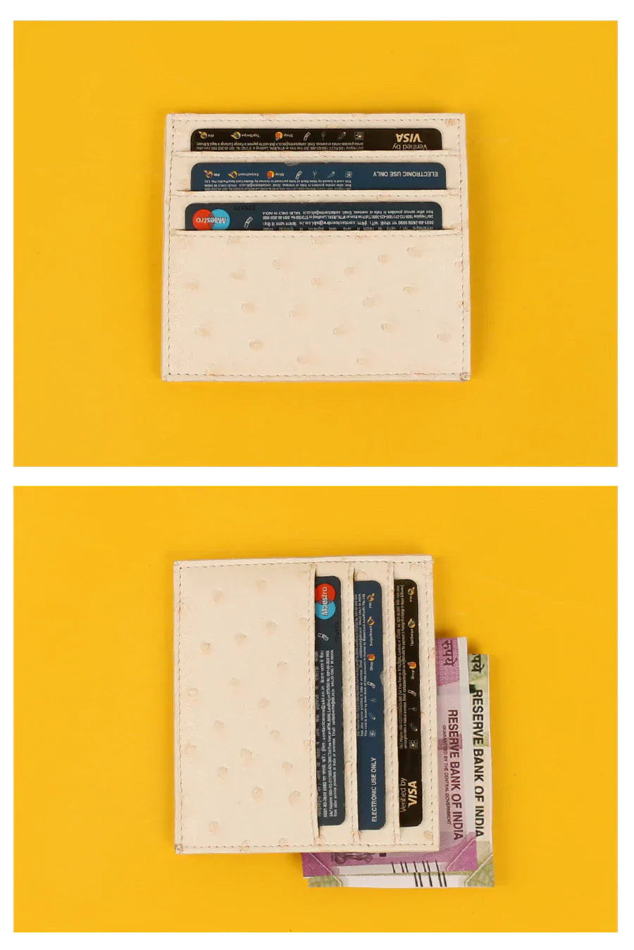 James Vegan Leather Card Holder