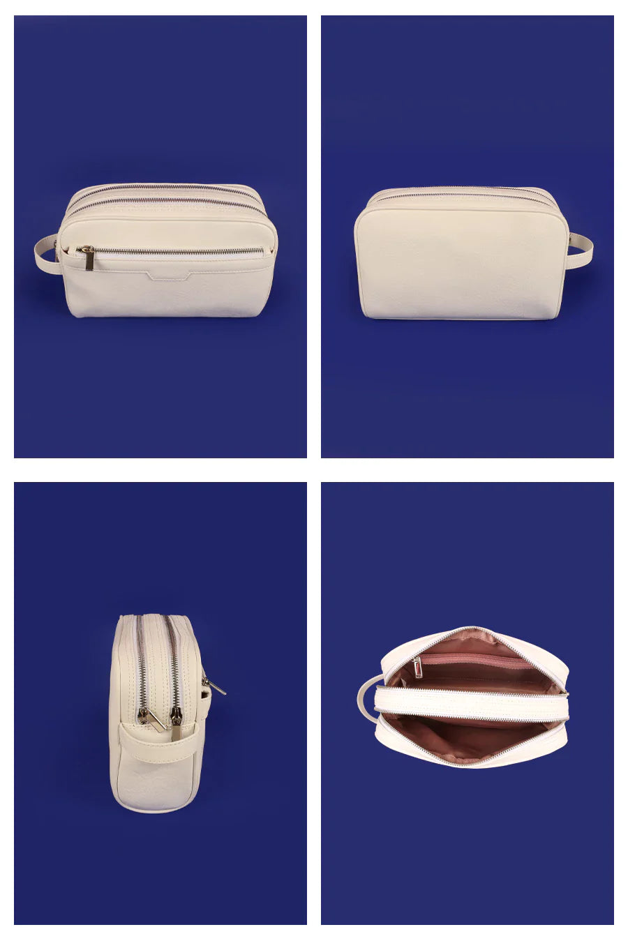 The House of Ganges - The Vegan Leather Travel Toiletry Pouch