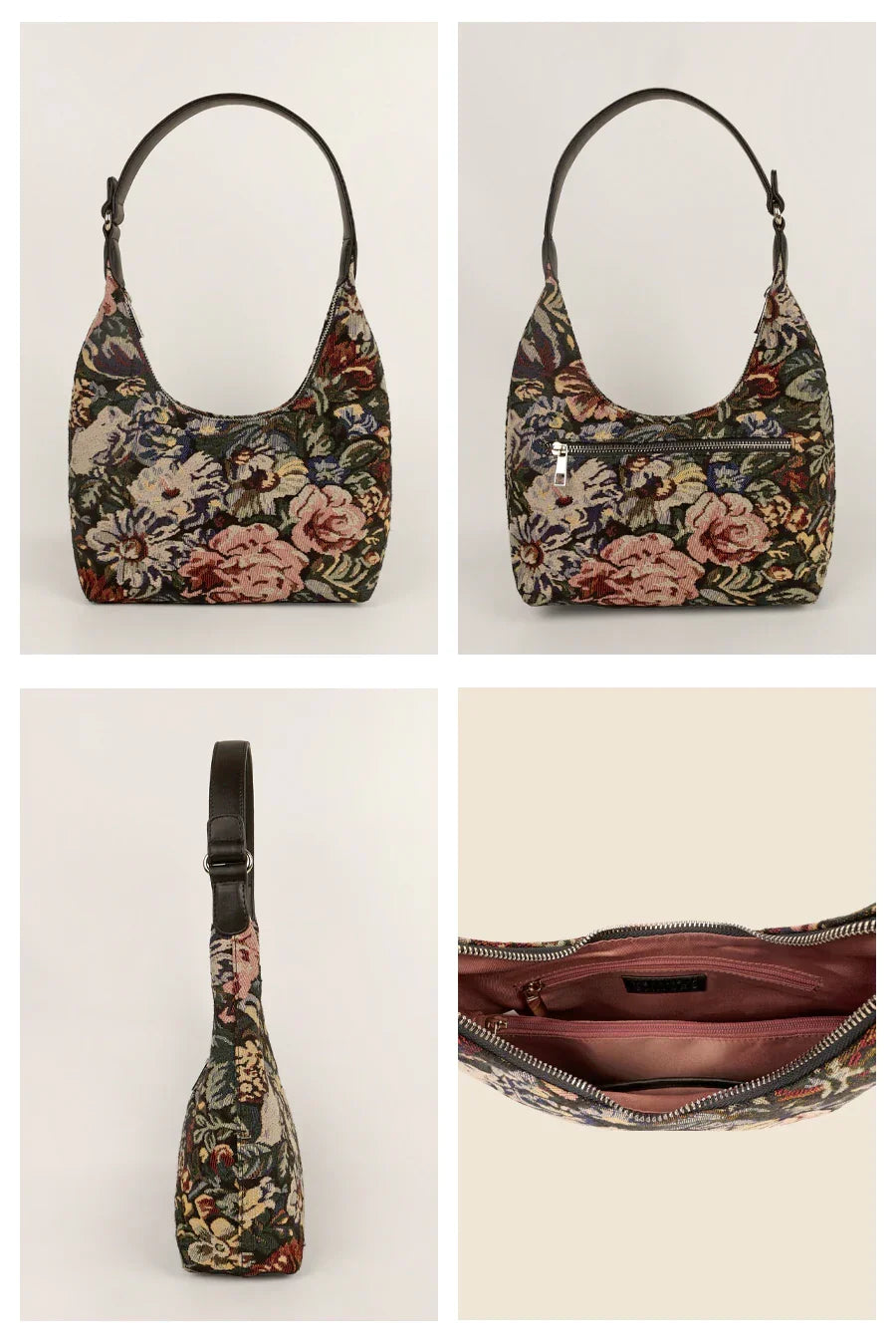 Katie Medium Handloom Shoulder Bag