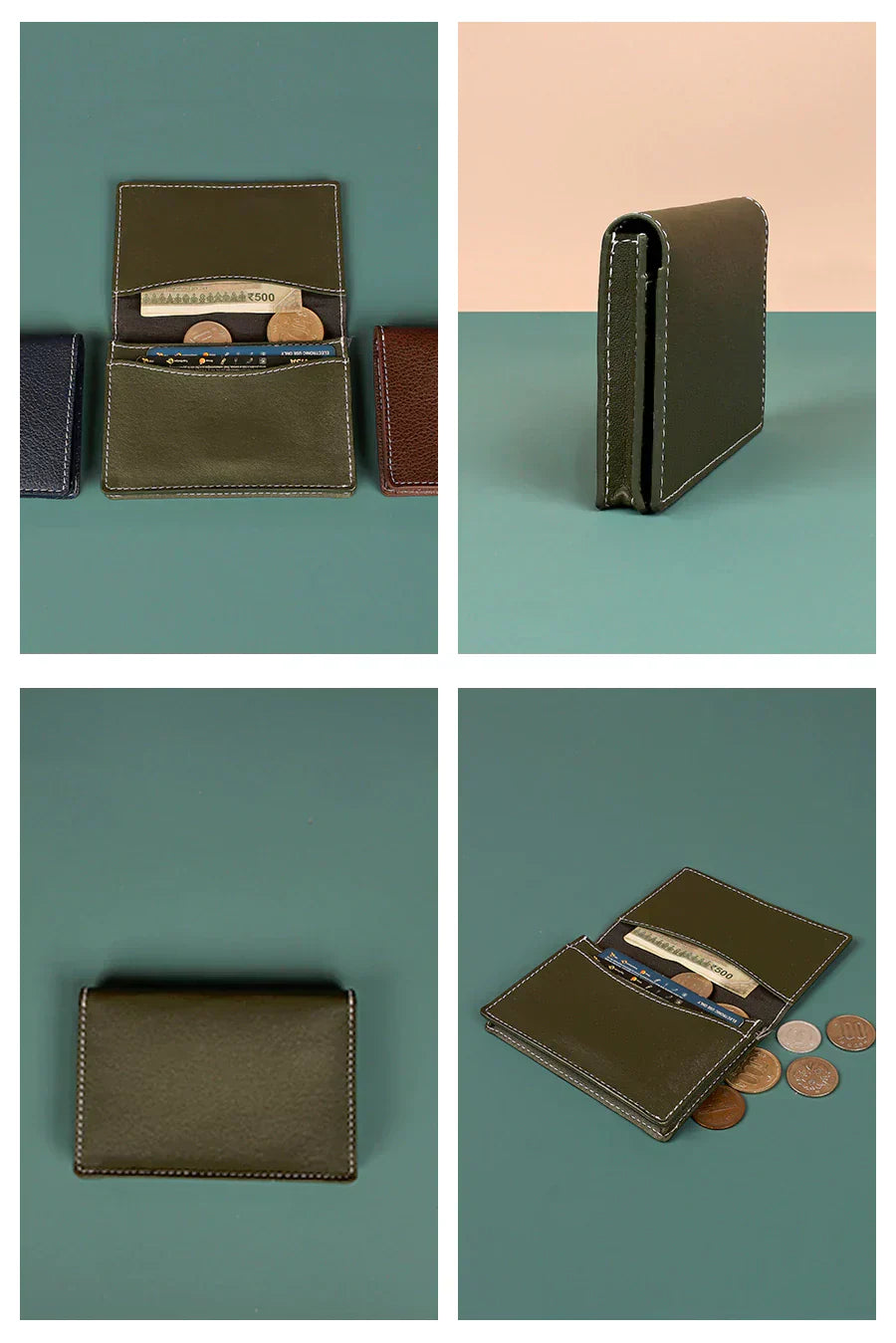 The House Of Ganges Beth Vegan Leather Mini Wallet