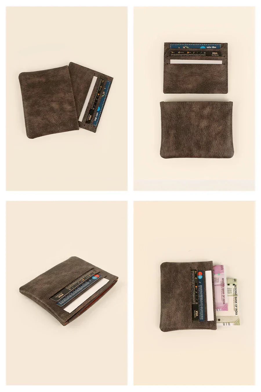 The House Of Ganges Archie Cash and Card Organizer Vegan Leather