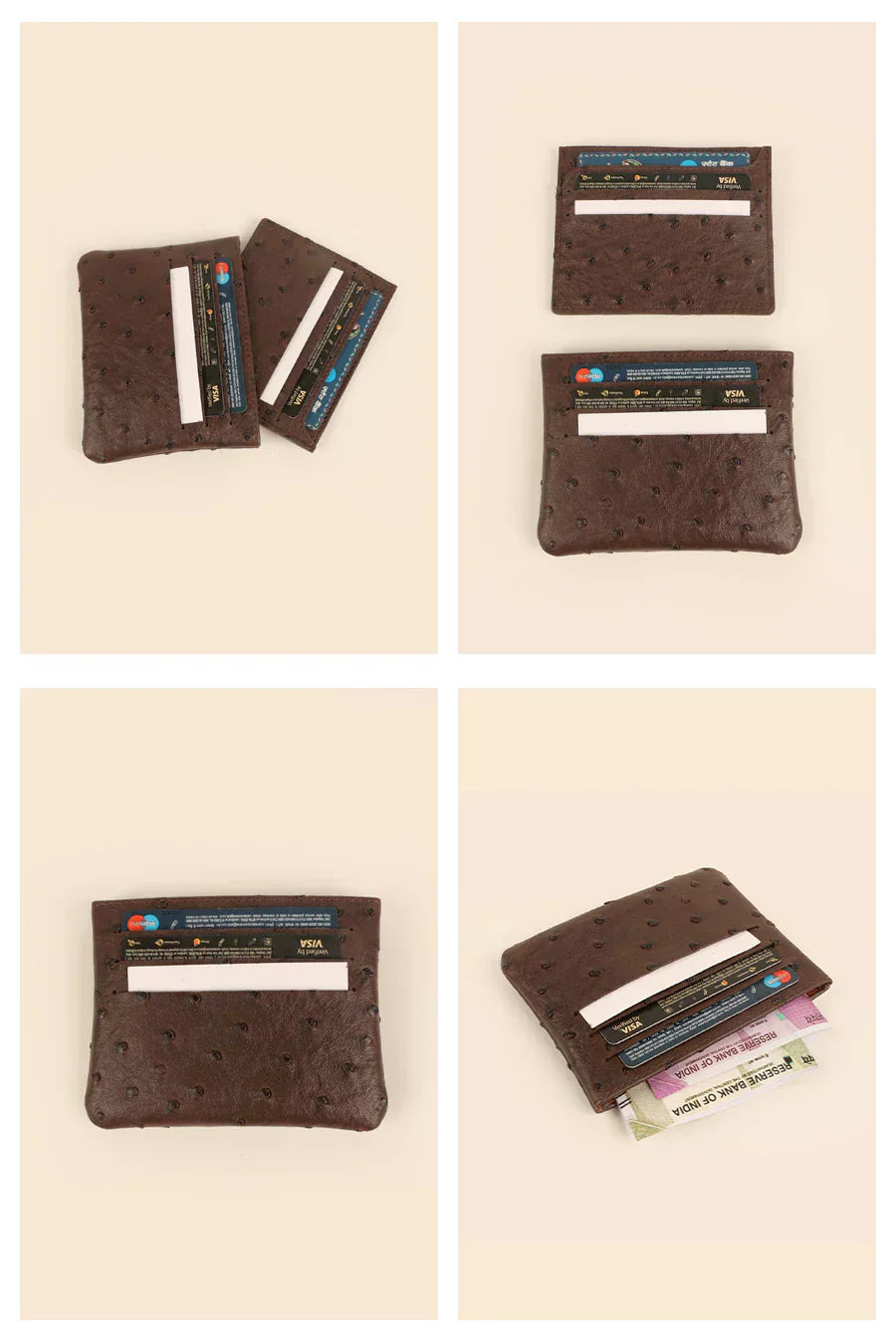 The House Of Ganges Archie Cash and Card Organizer Vegan Leather