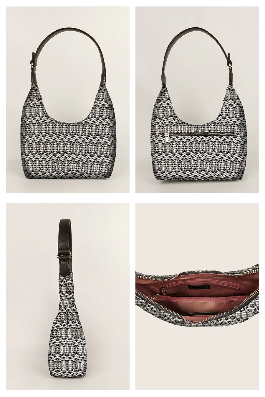 Katie Medium Handloom Shoulder Bag