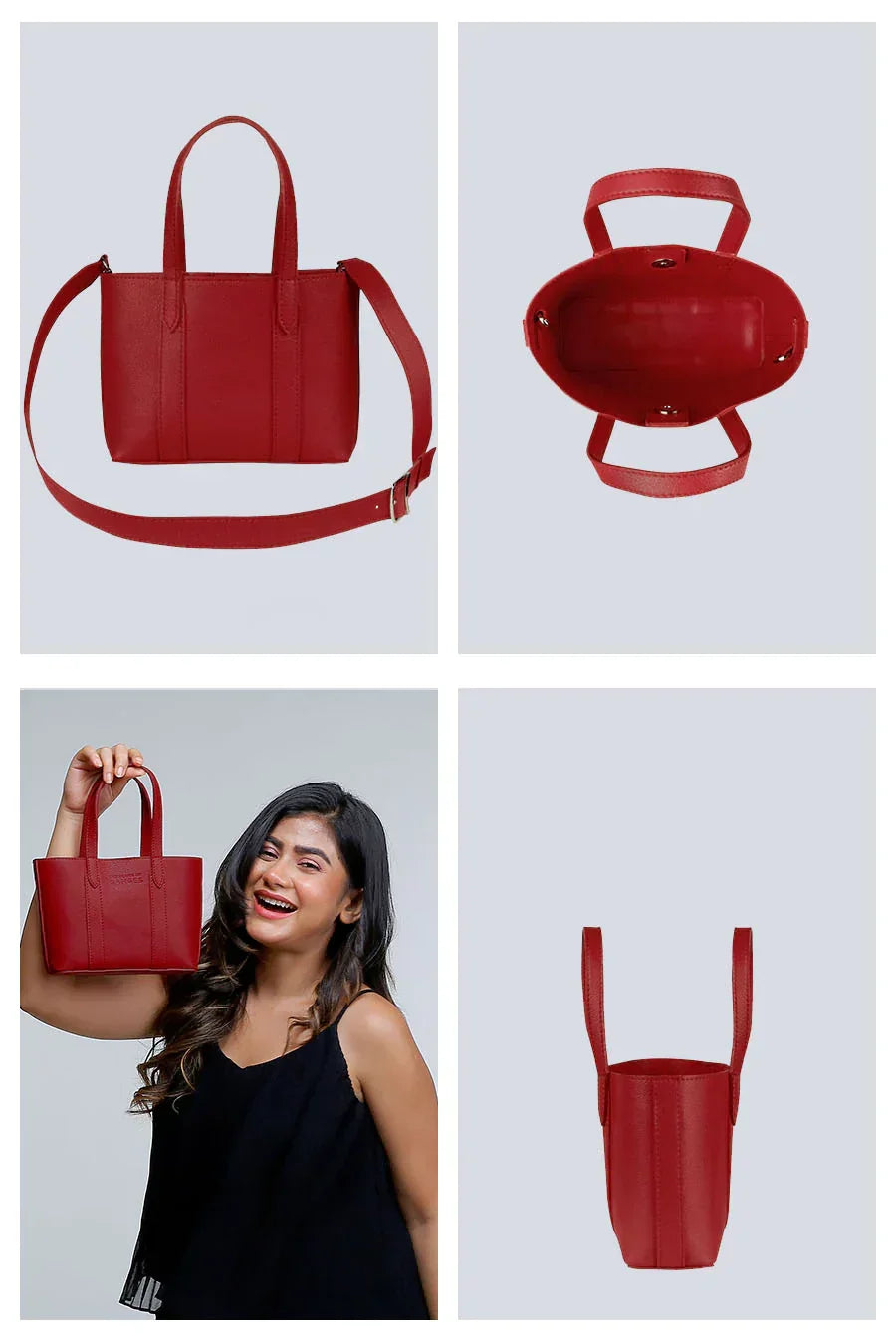 The House of Ganges - Mini Carryall Vegan Leather Sling Bag