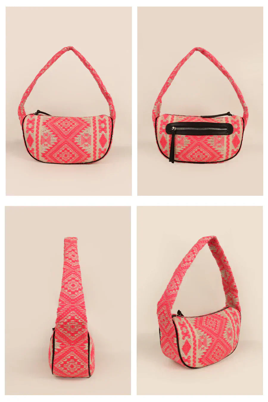 The House Of Ganges Cushy Handloom Shoulder Bag