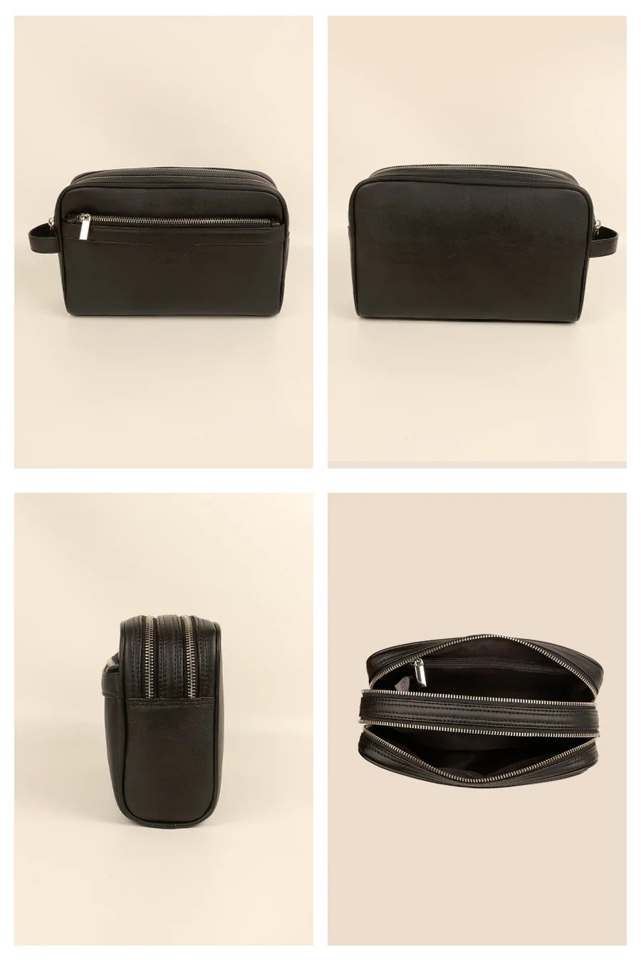 The House of Ganges - The Vegan Leather Travel Toiletry Pouch