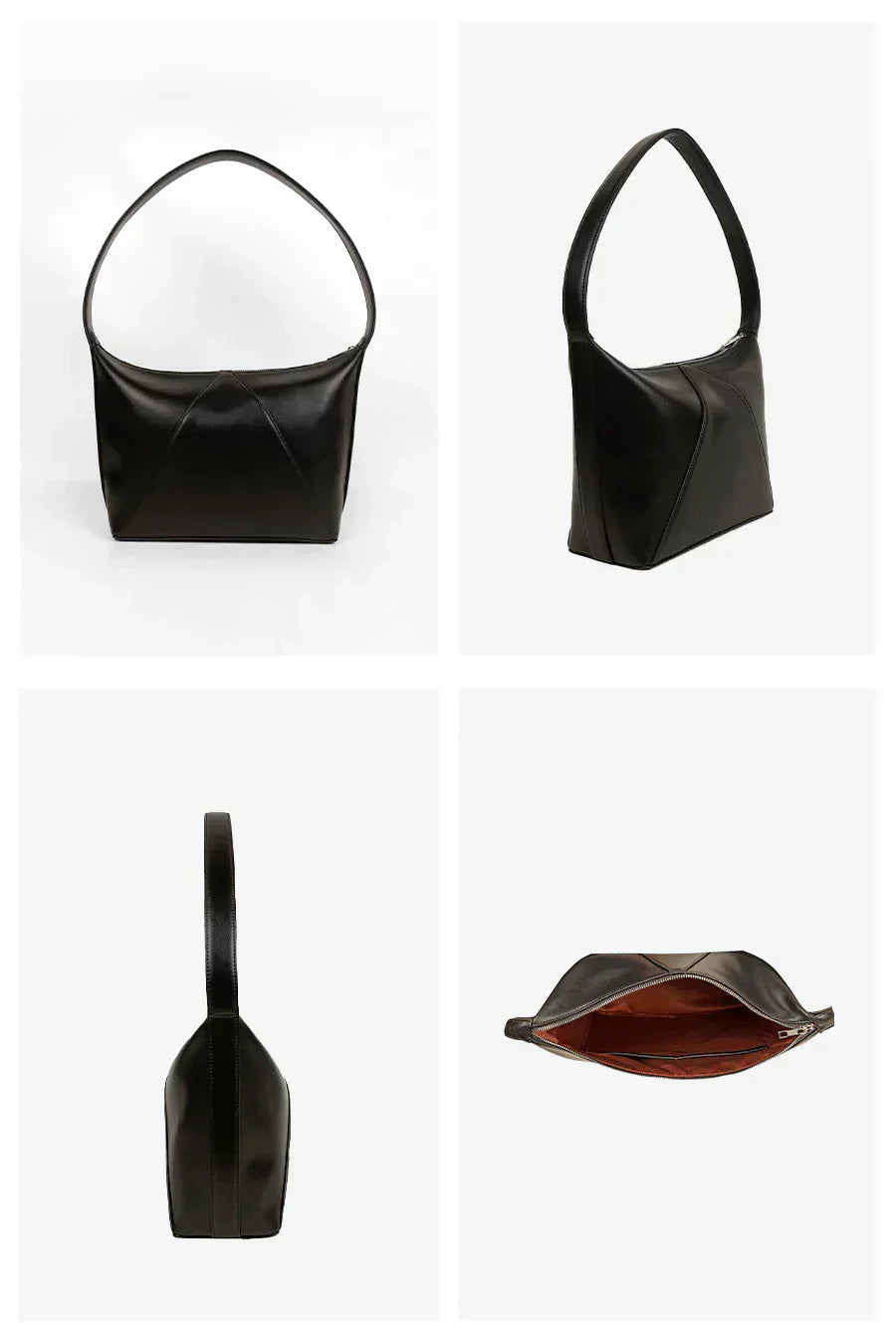 The House Of Ganges Demi Hobo Vegan Leather Bag