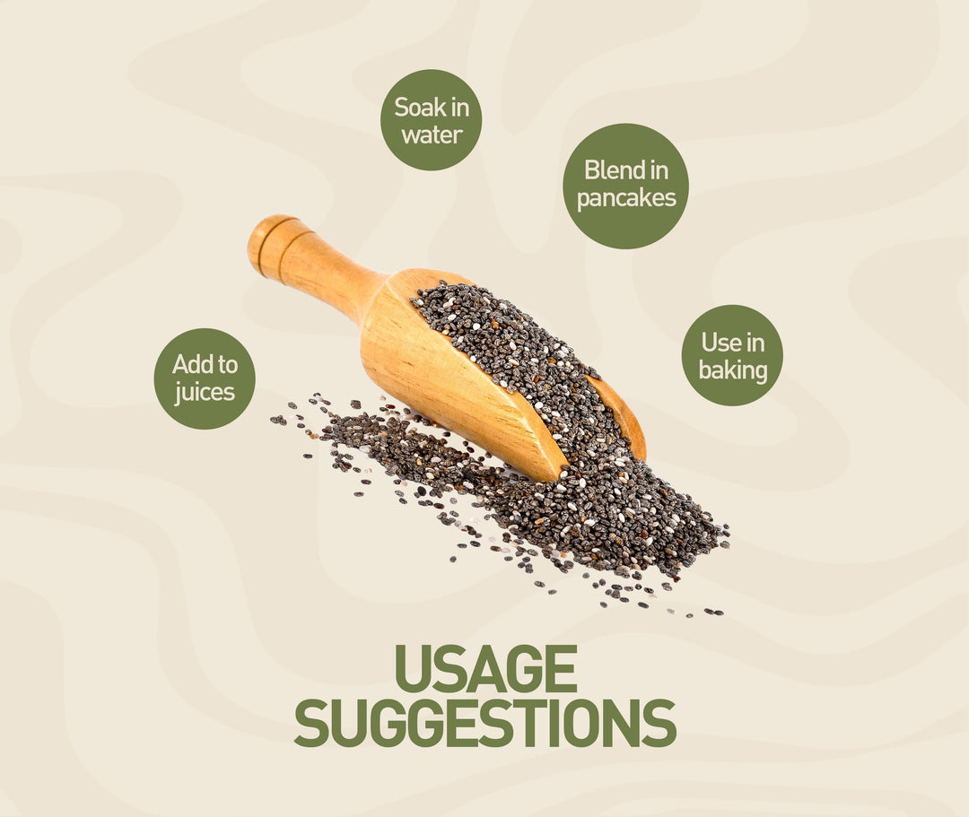 NOURISH ORGANICS Organic Chia Seeds (Pack of 2)