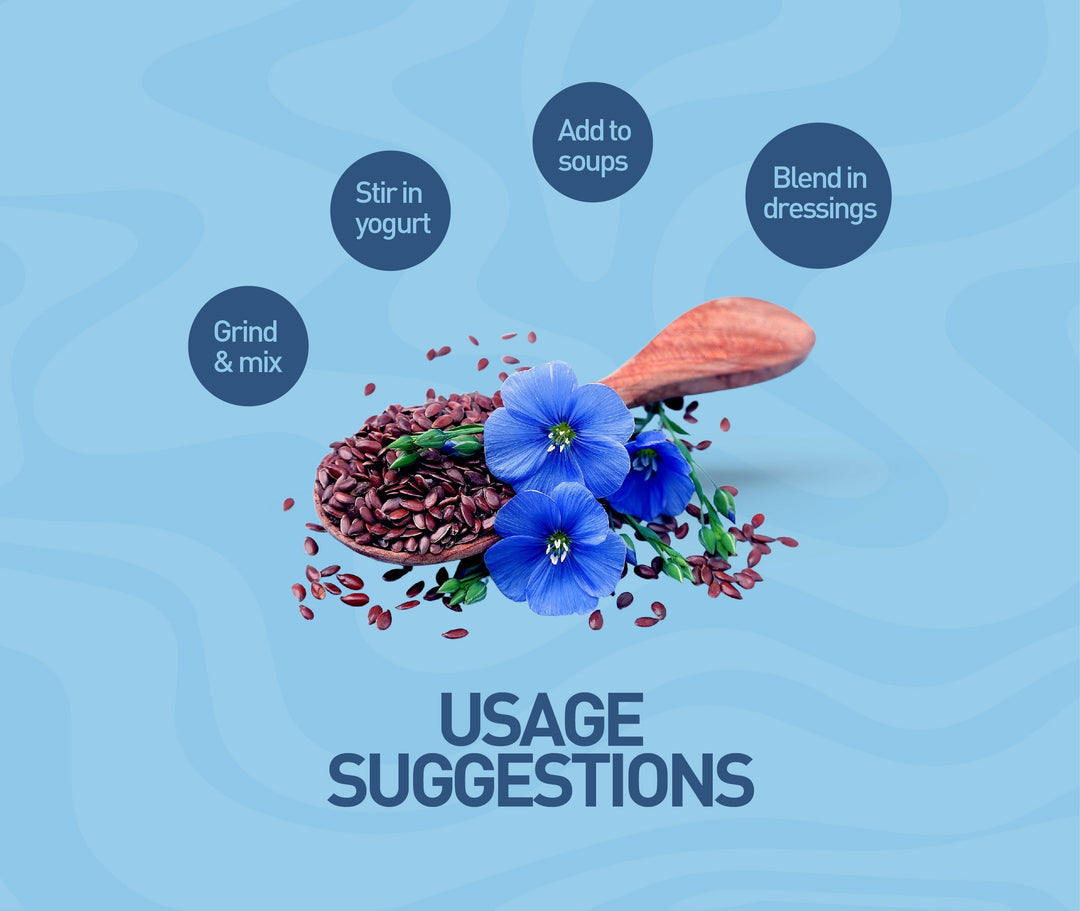 NOURISH ORGANICS Active Flax Seeds