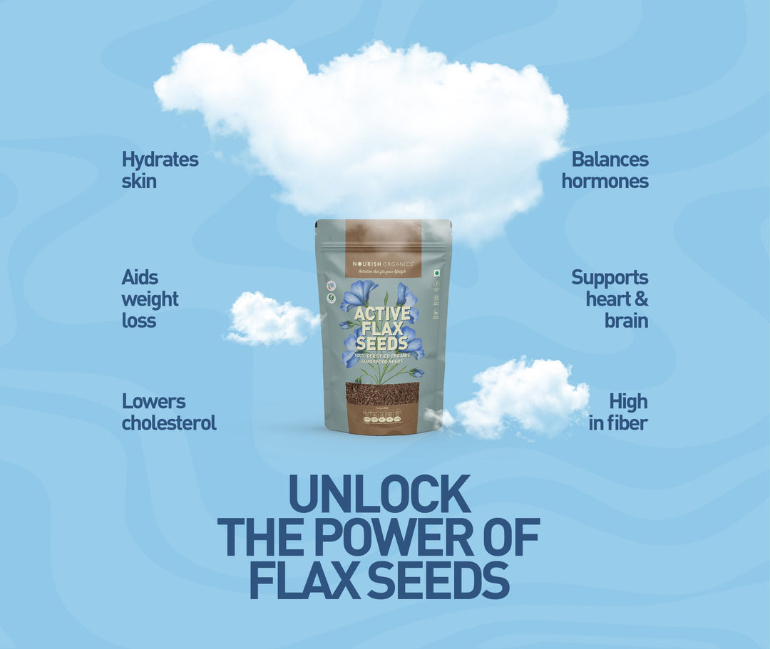 NOURISH ORGANICS Active Flax Seeds