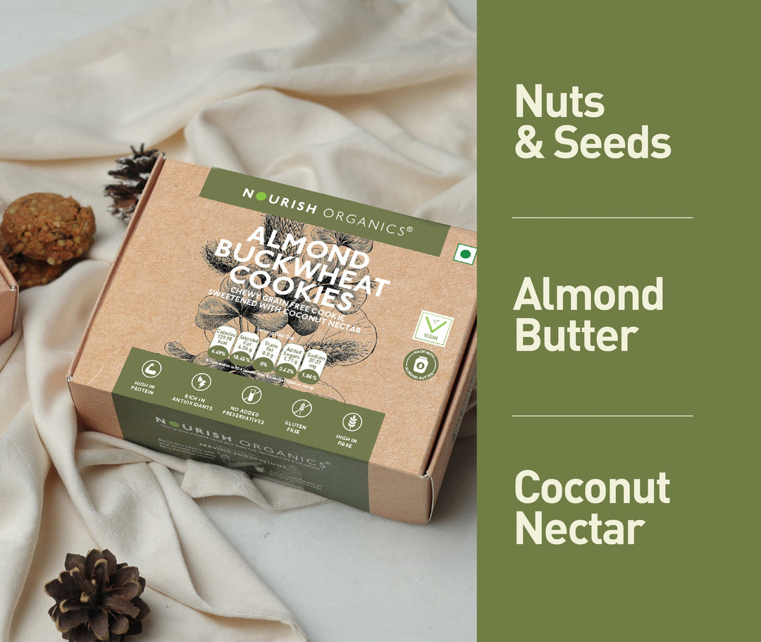 NOURISH ORGANICS Almond Buckwheat Cookies