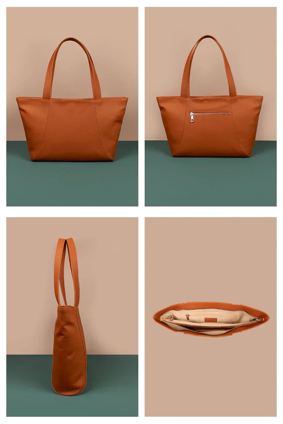 June Vegan Leather Tote Bag