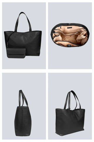 The House of Ganges - Baby Diaper Vegan Leather Tote Bag