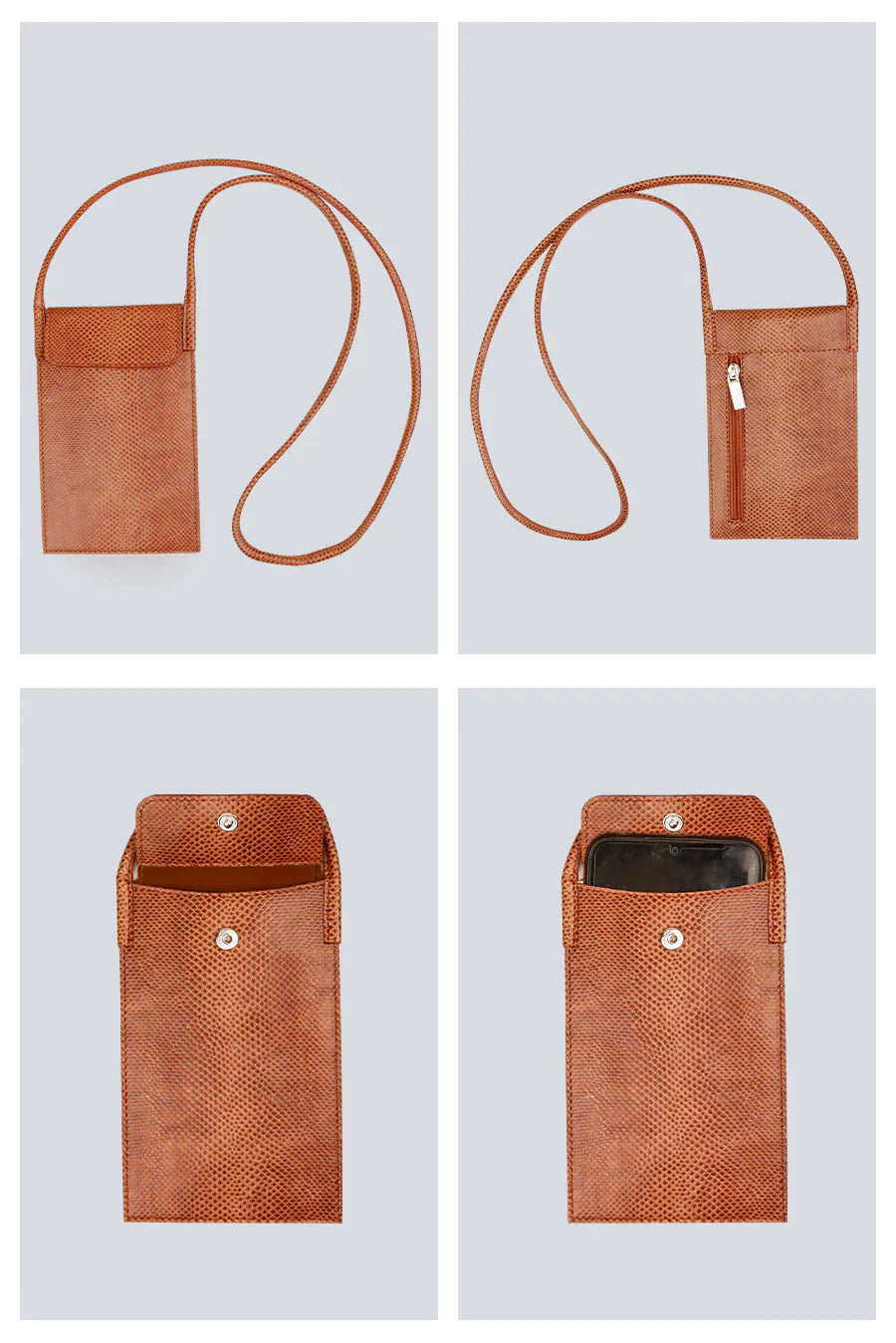 The House of Ganges - Walky Vegan Leather Mobile Sling Bag