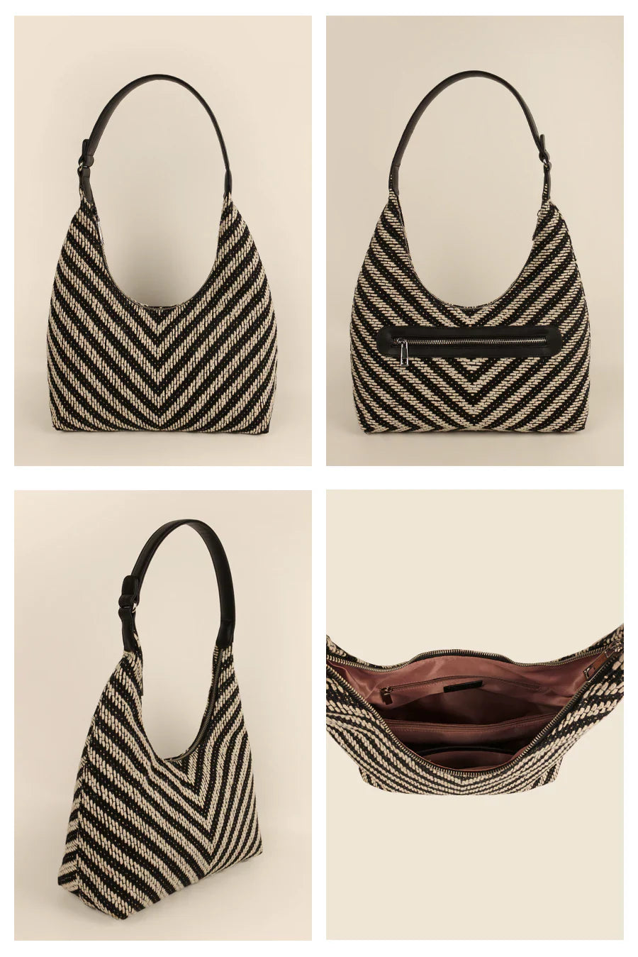 Katie Medium Handloom Shoulder Bag