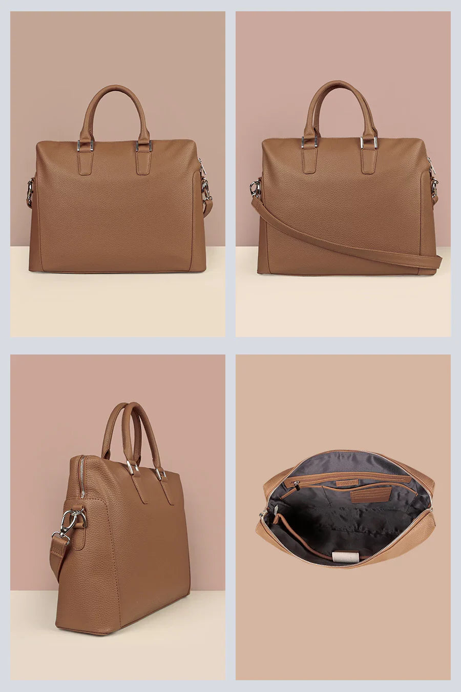 Will 15 Inch Vegan Leather Laptop Bag for Men