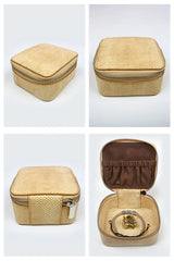 The House of Ganges - Vegan Leather Jewellery Case Sqaure