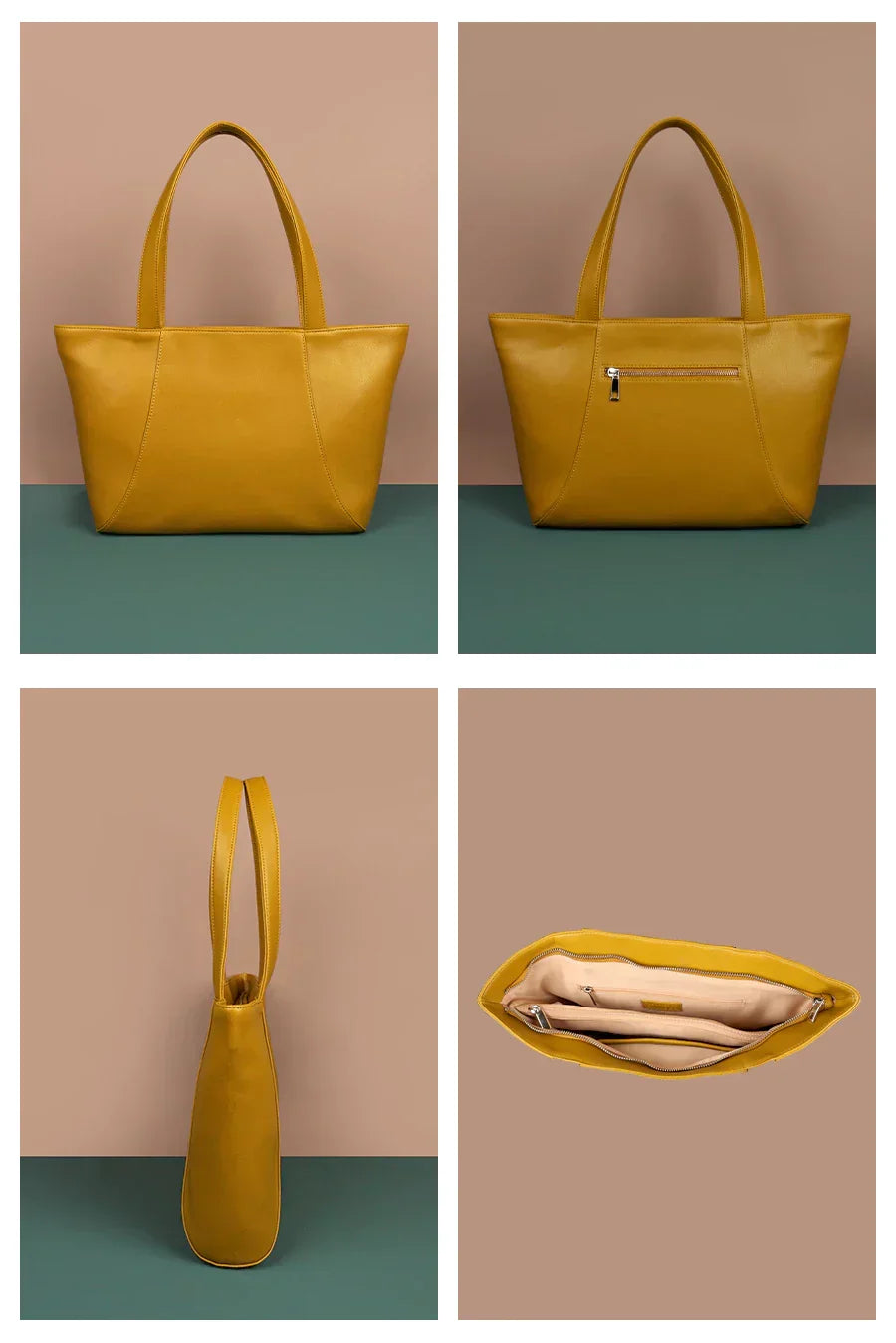 June Vegan Leather Tote Bag