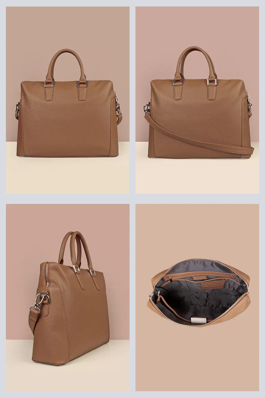 Will 15 Inch Vegan Leather Laptop Bag for Men
