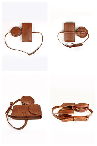 The House of Ganges - Convertible Belt Bag Vegan Leather