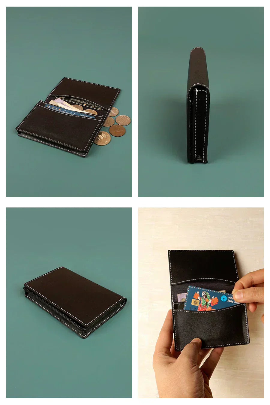 The House Of Ganges Beth Vegan Leather Mini Wallet