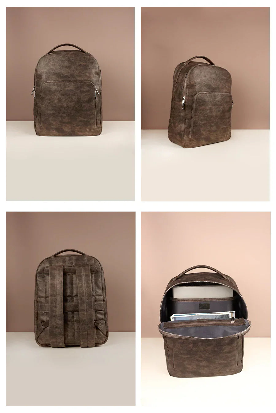 The House of Ganges - Alexa Vegan Leather Backpack