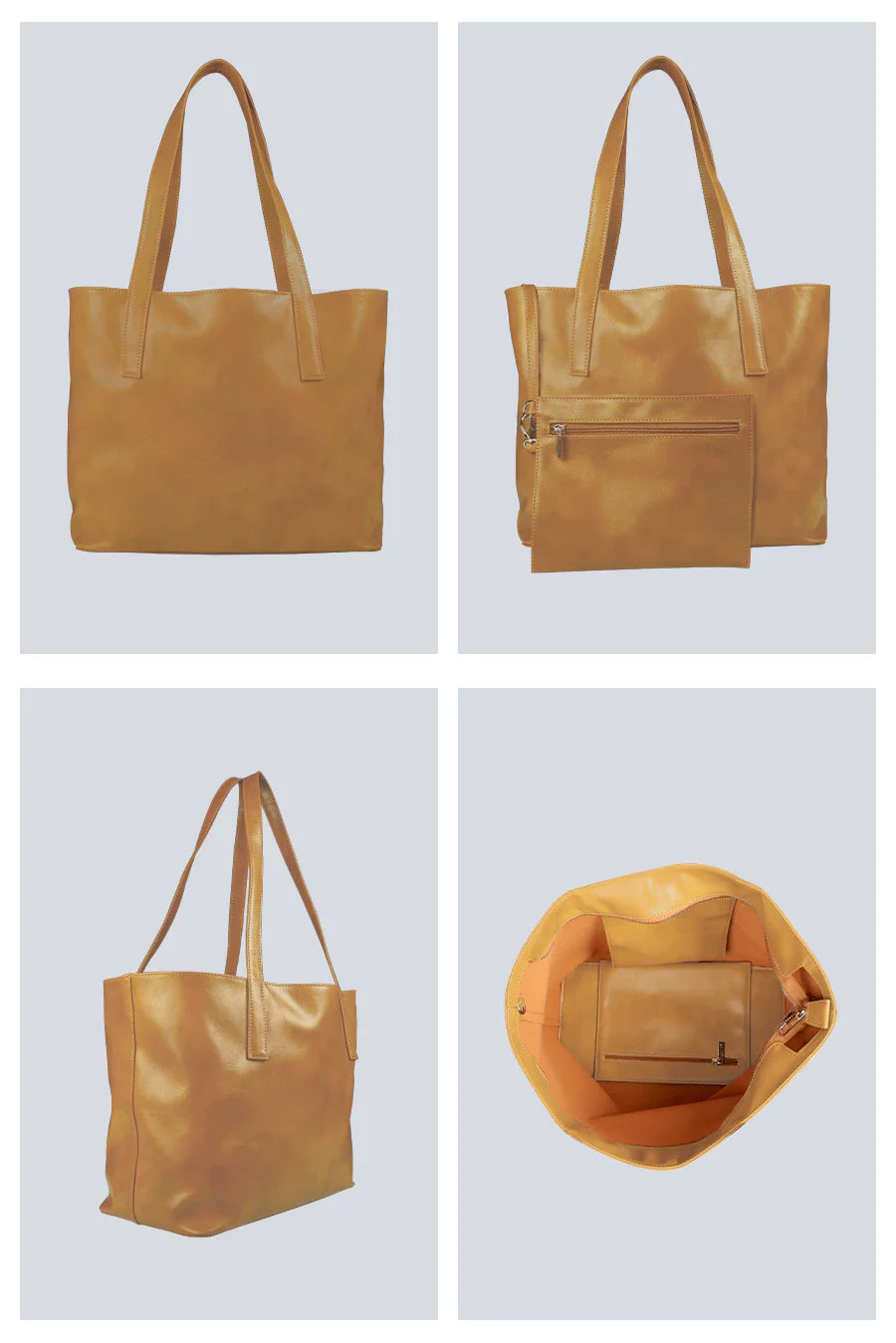 Everyday Tote Bag Vegan Leather