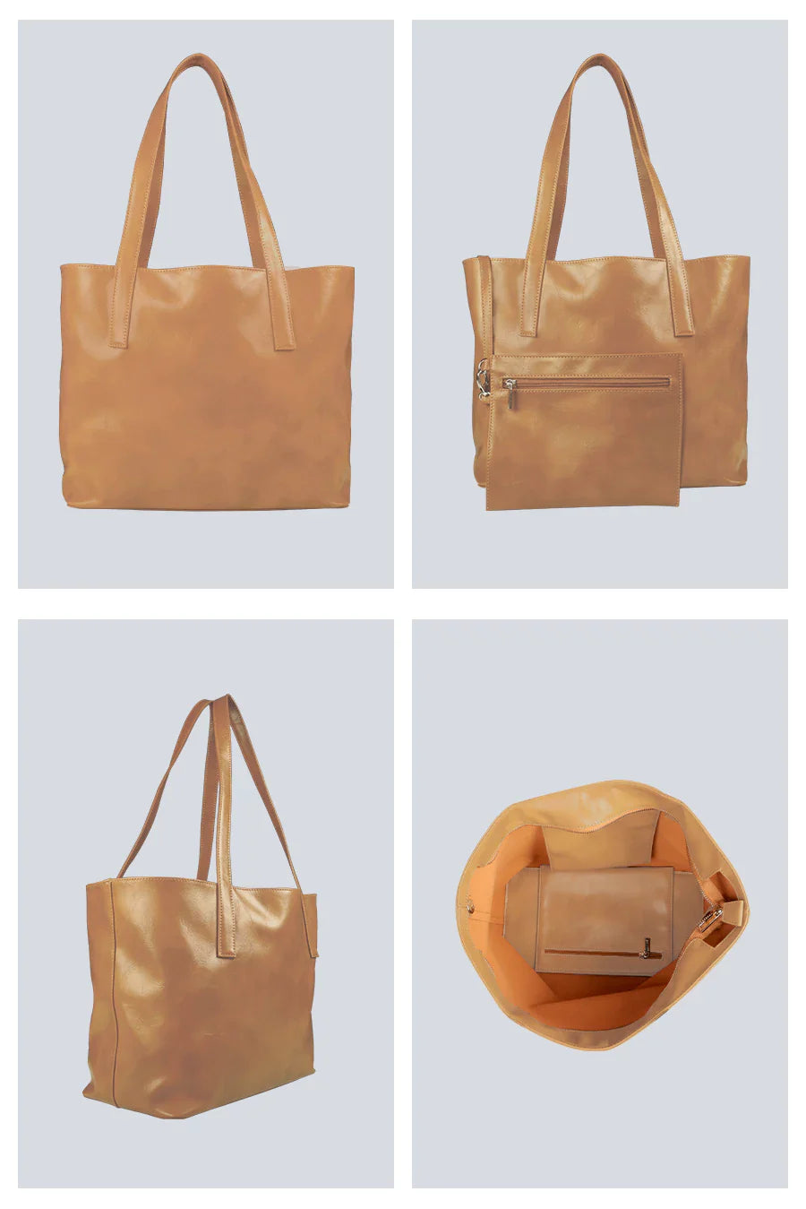 Everyday Tote Bag Vegan Leather