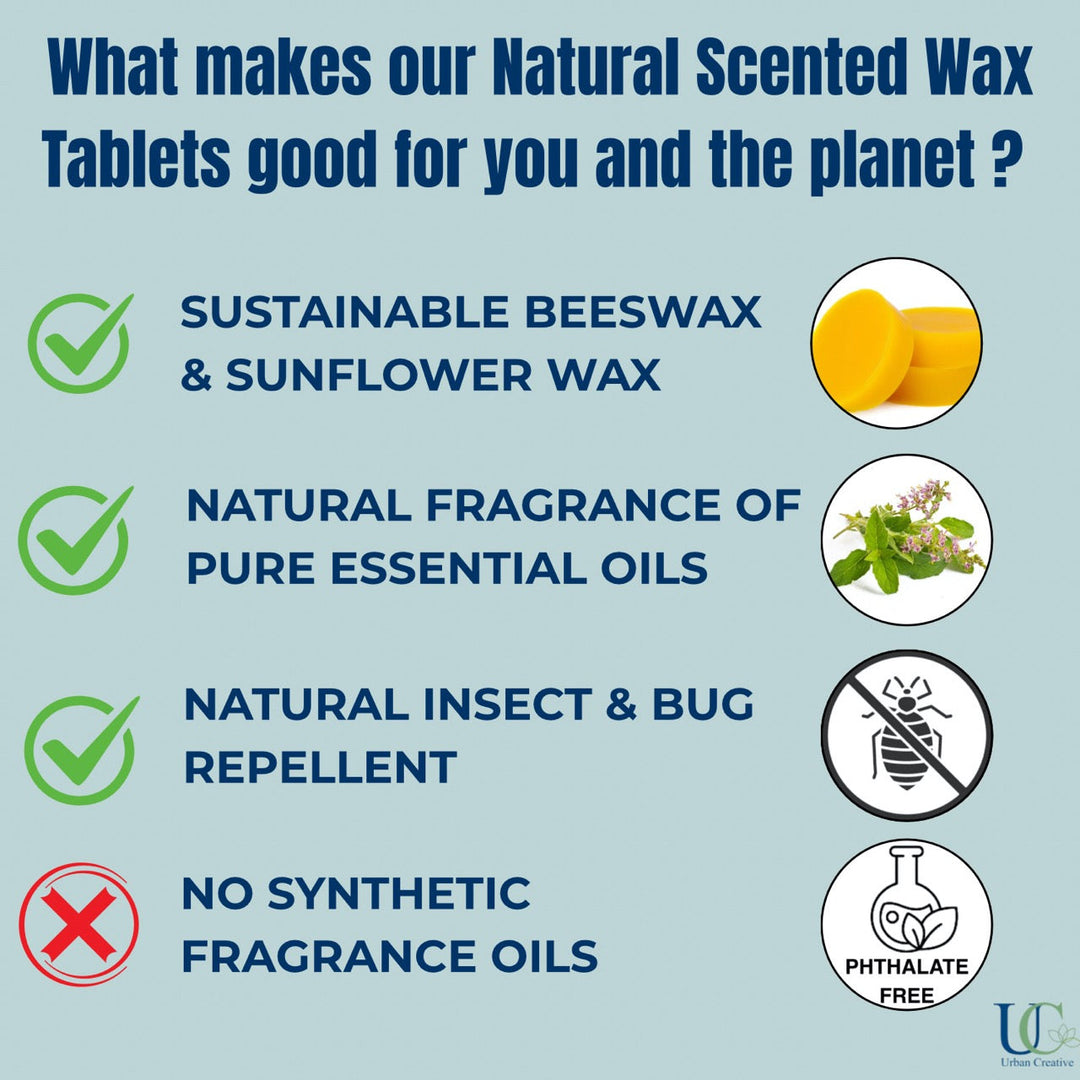 Kashmir Lavender & Rosewood – Woody and light floral fragrance wax tablet