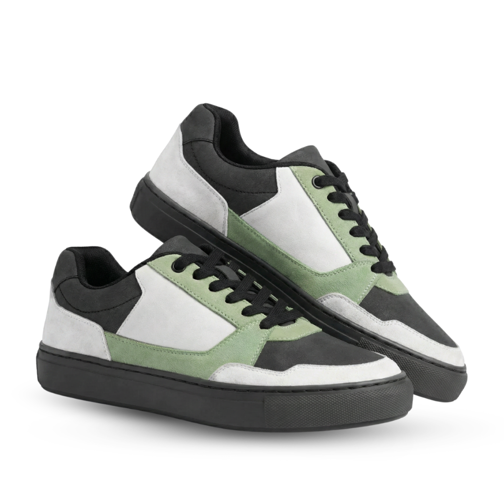 Pulse Green Perforated Sneakers