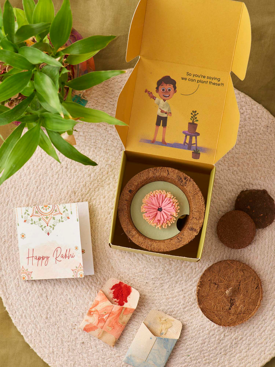 Plantables Punny Bond Rakhi Planting Kit