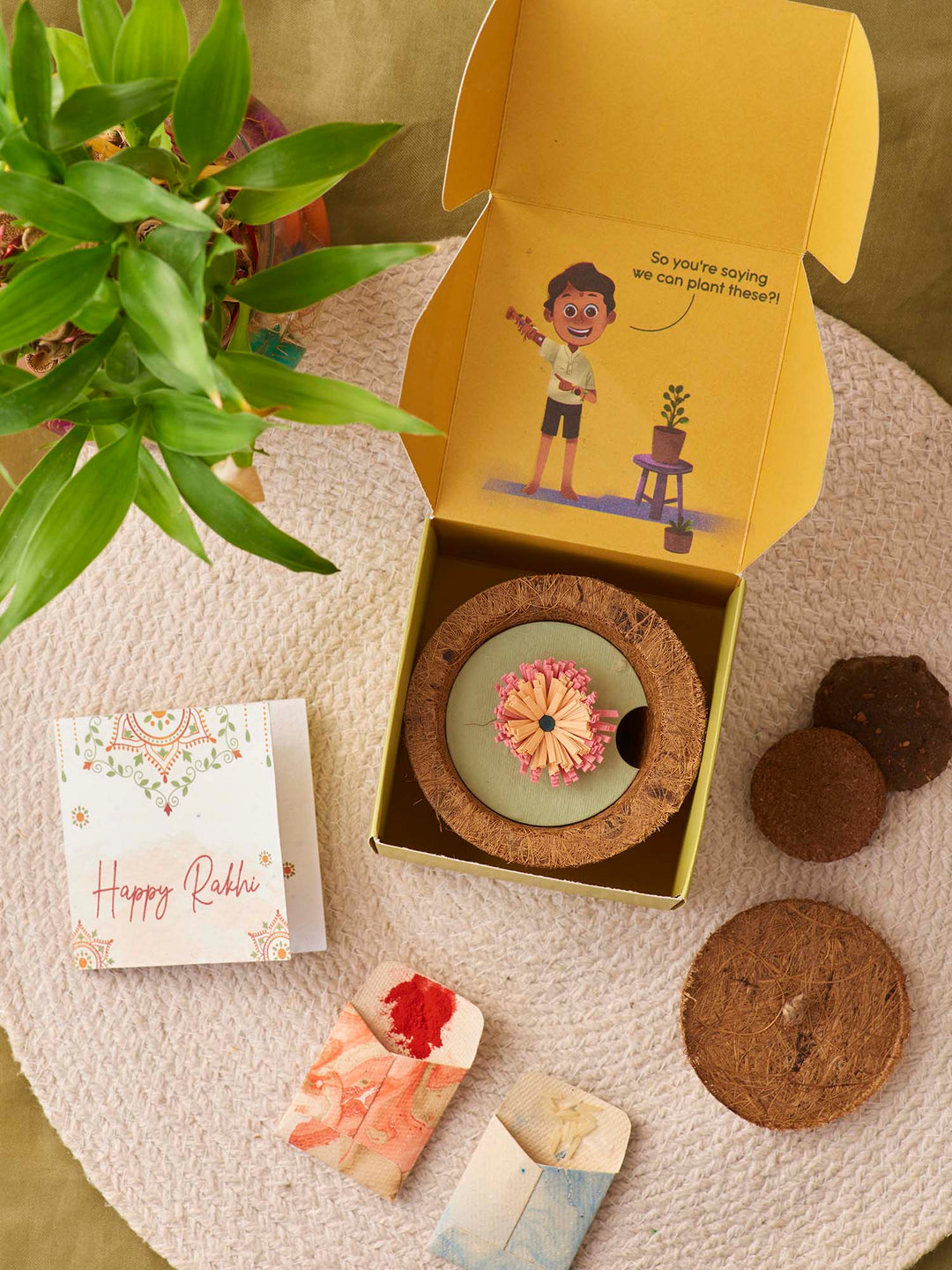 Plantables Punny Bond Rakhi Planting Kit