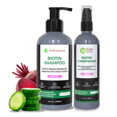 Combo of Biotin Shampoo and Conditioner - Supports Healthy Hair Growth and Strength